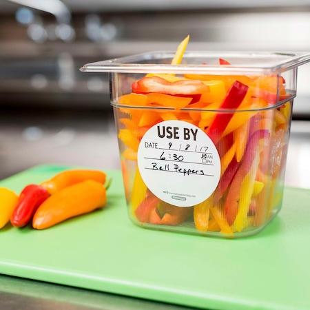 National Checking National Checking 3" Circle Use By Removable Labels, PK500 RUB3R